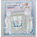 product_image_name-Generic-Assiettes Coffret Repas Bébé - Blanc-Bleu-2