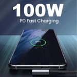 Generic 100W PD Fast Charging USB C-C Cable 2 Right Angle Wire 90 Degree Data Cable - image 2