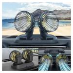 product_image_name-Generic-Ventilateur électrique multifonction pour voiture, double tête réglable à 360°, 2 vitesses, USB,-2