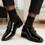 product_image_name-Fashion-Mules élégantes et raffinées pour homme - Chaussures de ville en cuir pour homme - Noir-4