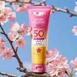 Generic Crème Solaire Corps Sakura SPF 50+ – Protection UV & Hydratation Intense - image 2