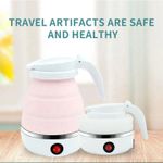 product_image_name-Mode-Bouilloire électrique pliable 0,6L -  Rose-1