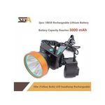 Lampe Torche Frontale Led Haute Puissance Rechargeable 50W HEL-2018