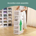 product_image_name-AGENERALE-Boite A Chaussure  Pliable Solide Pour Pointure EU 45  Avec Couvercles (6 Niveaux)-3