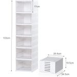 product_image_name-AGENERALE-Boite A Chaussure  Pliable Solide Pour Pointure EU 45  Avec Couvercles (6 Niveaux)-4