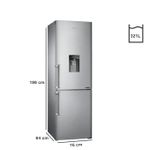 product_image_name-Samsung-Réfrigérateur Combiné 321L - 3 Tirroirs - RB33J3700SA/MU - Gris - Garantie 24 Mois-1