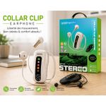 Generic Casque Bluetooth Tour de Cou Rechargeable - image 4