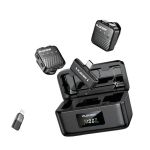 PLOKAMA Microphone VM-80 - Micro Cravate sans fil double avec réduction du bruit
