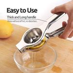 Generic PureLiving Stainless Steel  Squeezer Bowl Lemon Squeezer - image 3