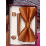 Coffret Noeud Papillon 03 éléments - Terracotta
