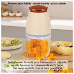 product_image_name-Generic-Hachoir à viande multifonctionnel, culinaire pour bébé, mini culinaire électrique-1
