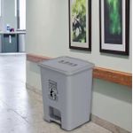 product_image_name-Generic-Grande Poubelle à Pédale 30L – Bac à Déchets Haute Capacité – Design "Slim" Gain de Place – Idéale Cuisine, Bureau & Commerce – Plastique Renforcé Gris Anthracite-6