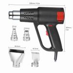 Generic Décapeur Thermique 2000W Pistolet à Air Chaud Température Réglable - image 2