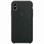 coque sillicone1 iphone XS  MAX - noir