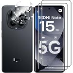 (Lots De 2) Antichocs compatible pour Redmi Note 15 - Transparent 