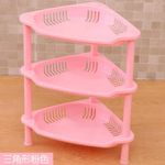 Plastique Mini étagère de rangement à 3 couches