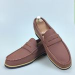 baladeuse homme en cuir marron