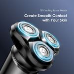 product_image_name-Oraimo-SmartShaver 2 Magnet Rasoir électrique Rotatif Confortable -Argent-2