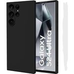 Diverse Coque Silicone Compatible Avec Samsung Galaxy S24 Ultra - NOIR