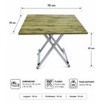 Table Pliable - 70x70×51cm