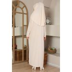 MEDIPEK Robe de prière 1 pièce facile à enfiler - Crème - image 3