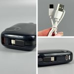 Generic Power Bank 10 000 mAh, PD 27 W, avec câbles intégrés Type-C + Lightning. - image 2