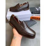 Mocassins classe pour homme  MARRON foncé 