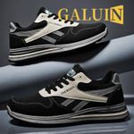 product_image_name-KANGERDUN-Chaussures de course décontractées et sportives, baskets basses en toile - Noir-1