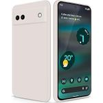 Coque En Silicone Compatible Pour Google Pixel 6 A - BLANC