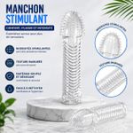 Manchons / Préservatifs texturés réutilisables