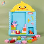 product_image_name-Generic-Puzzle éducatif en blocs colorés – Jeu d’intelligence pour enfants, outils éducatifs créatifs russes-1