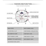 product_image_name-Nibosi-Montre Homme , Montre De Luxe à Quartz Avec Double Affichage, En Acier Inoxydable, Très Tendance, Idéal Pour Le Business Nouvelle Collection N2501-6