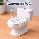product_image_name-Generic-Siège de toilette en plastique  - couvercle de WC-2
