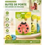 3 lots de Butée de porte sécurisée en mousse
