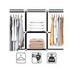 product_image_name-Generic-Avec 3 Battants à Housse Placard Armoire Démontables 08 Compartiment NB-3