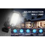 product_image_name-Generic-Applique murale multi-angle réglable à énergie solaire, activée par le mouvement, 3 Modes d'éclairage, double chargement USB solaire pour Patio extérieur et jardin-1