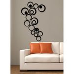 product_image_name-Generic-Lot De 24 Stickers Effets Miroirs Autocollants Muraux - Noir-5