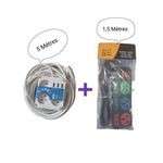 product_image_name-Generic-Multiprise Ralonge 3 Prise + 3 Port USB De 5 Mètres Et Ralonge 6 Prises -1