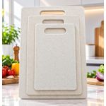 Ensemble de 3 Planches à Découper de Cuisine – Tailles Assorties