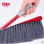 product_image_name-Liao-Ensemble Pelle et Balayette Ergonomique – Kit de Nettoyage Rapide avec Bord en Caoutchouc – Poignée Soft-Grip Antidérapante – Design Compact Rouge & Gris-5