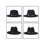 product_image_name-Generic-Chapeau Fedora Rétro élégant à Large Bord Avec Boucle De Ceinture-1