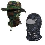 Chapeau Camouflage + cagoule treillis CT8