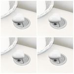 Lot de 4 Presseur De Toilettes En Forme De Cœur