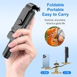 Generic Trépied Bluetooth Selfie Stick + Télécommande D'obturateur - image 2