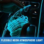 product_image_name-Generic-Fil Lumineux LED Néon Intérieur Voiture - Ambiance Flexible 12V - Installation Facile sans Colle (Système à Insérer) - Décoration Tableau de Bord et Portières - Lumière Douce Haute Qualité-6