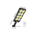 Generic Système d'éclairage extérieur solaire : Panneau + Projecteur LED de 12 W - image 2