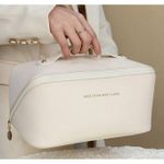 Generic Sac Cosmétique De Voyage En Cuir PU-BEIGE - image 3