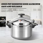 product_image_name-Generic-9 litres Cocotte-Minute Professionnelle en Acier Inoxydable - Autocuiseur Haute Pression Multifonction - Cuisson Rapide : Mijoter, Vapeur, Braiser - Système de Sécurité Renforcé - Argent-4