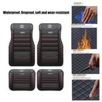 product_image_name-Generic-Tapis de sol voiture luxe Abidjan, Moquette auto cuir PU Côte d'Ivoire, Accessoire intérieur voiture Jumia, Tapis auto antidérapant noir rouge, Protection sol voiture VIP, Décoration auto Jumia.-4