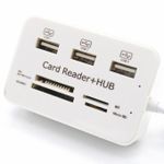product_image_name-Generic-Combo Lecteur De Cartes Mémoires Multi-Fonctions 3 Ports Usb Hub + 4 Slot-3